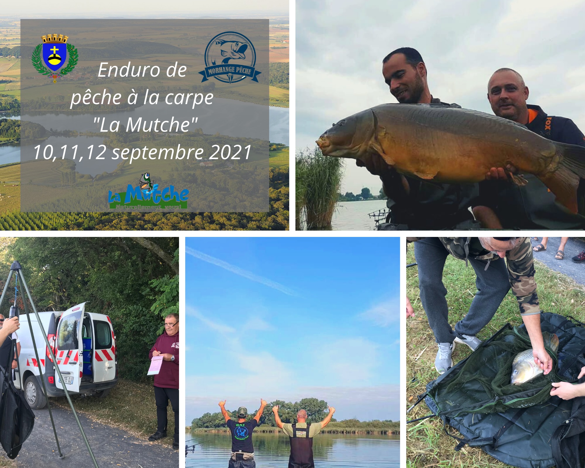 Enduro de pêche à la carpe 10-11-12 septembre